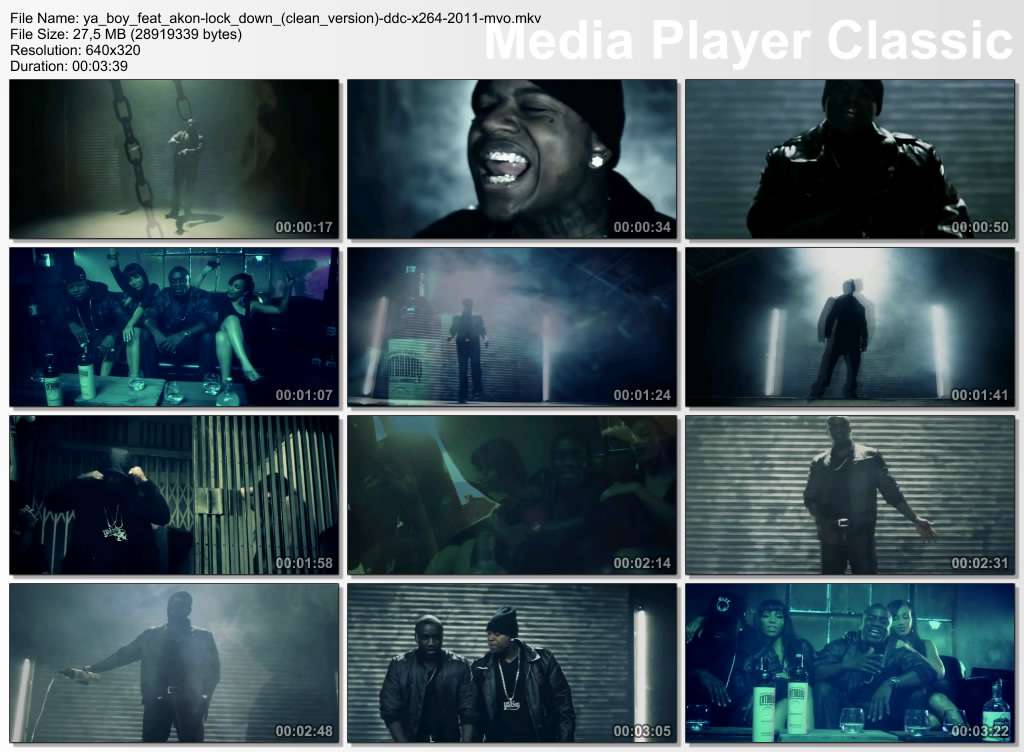Ya Boy Ft. Akon - Lock Down (Clean Version) DDC x264 2011